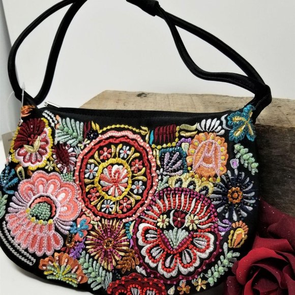 Vintage Beaded Embroidered Purse by Preston & York - Picture 2 of 8